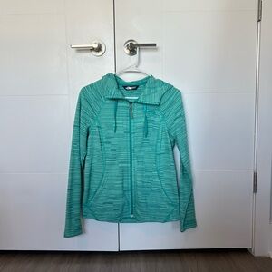 Teal Zip-Up Northface Jacket